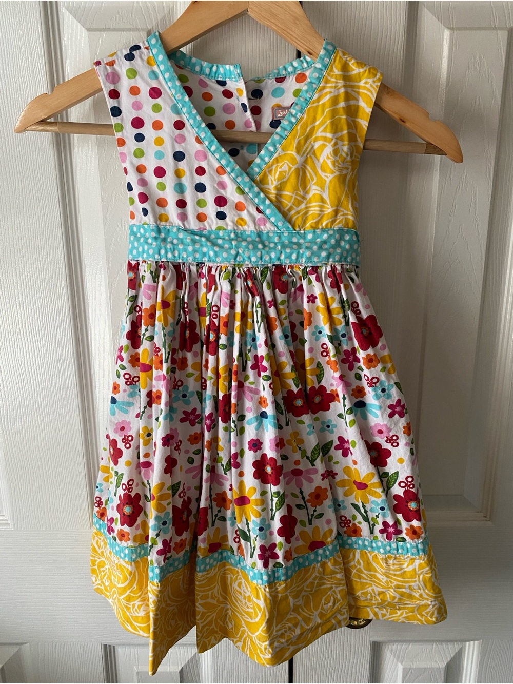 Jelly the Pug Abbey Cotton Woven Dress Spring Bling Collection 5